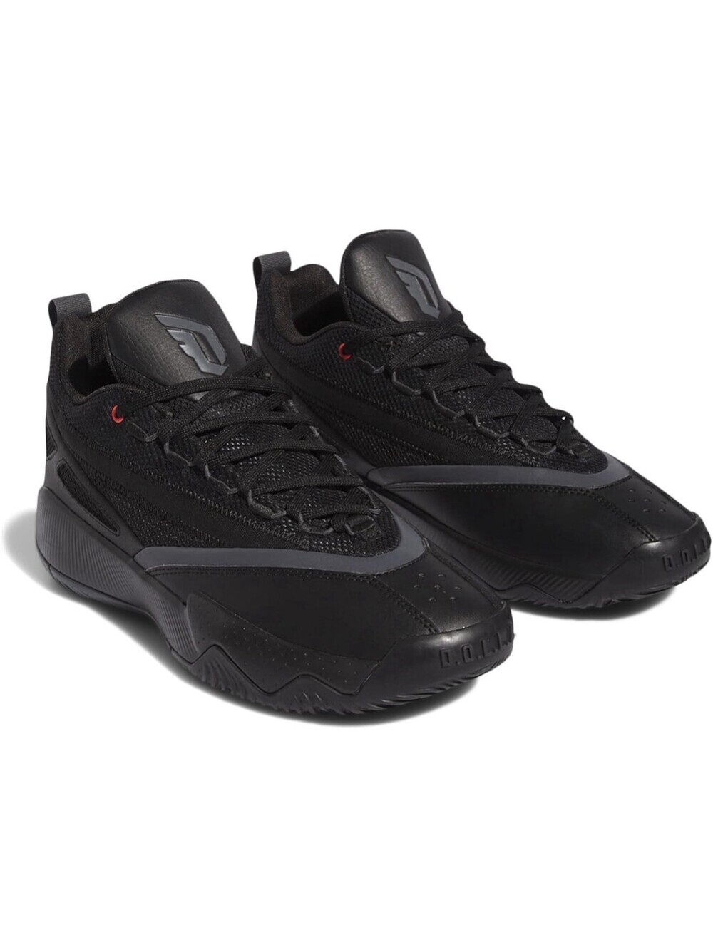 Size 12 - adidas Dame Certified 2.0 Black Triple Black Basketball shoe running